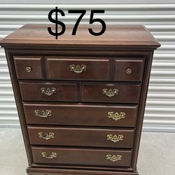 Vintage solid wood dresser