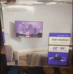 SANUS Simplicity Full-Motion TV Wall Mount (22” – 55”) – Model SMF115-B1