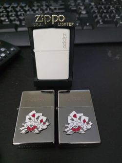 Zippo lighters.  Limited editions.  All brand new