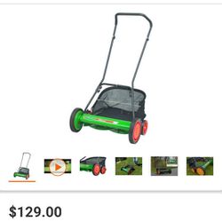 Scotts 20 in. Manual Walk Behind Reel Mower with Grass Catcher $90 for Sale  in Los Angeles, CA - OfferUp
