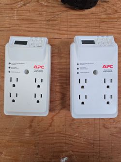 APC Power-Saving Surge Protector Lot of 2