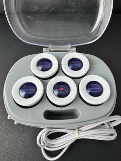 Jilbere de Paris Porcelain Plus Hot Rollers Set 1 1/2in Ceramic Indicator Light