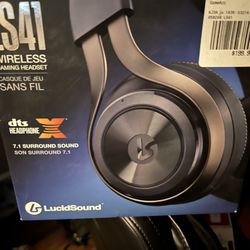 Wireless Gaming Headset Lucid Sound 71. Surround Sound 
