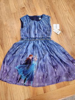 Brand New Girls Size 10 - 12 Disney Frozen II Dress