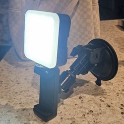 Suction Phone Mount With Light