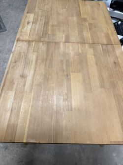 CraftPorch Minimalist Timeless Solid Wooden Dining Table - Natural Oak