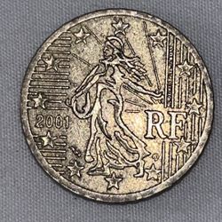 2001 50 Euro Cent 