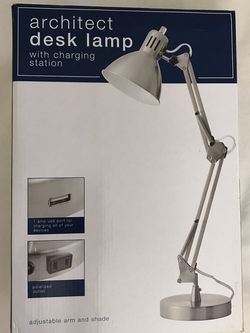 Desk Lamp - Architect Desk Lamp Whith Charging Station