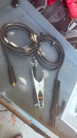 Welding cable set up