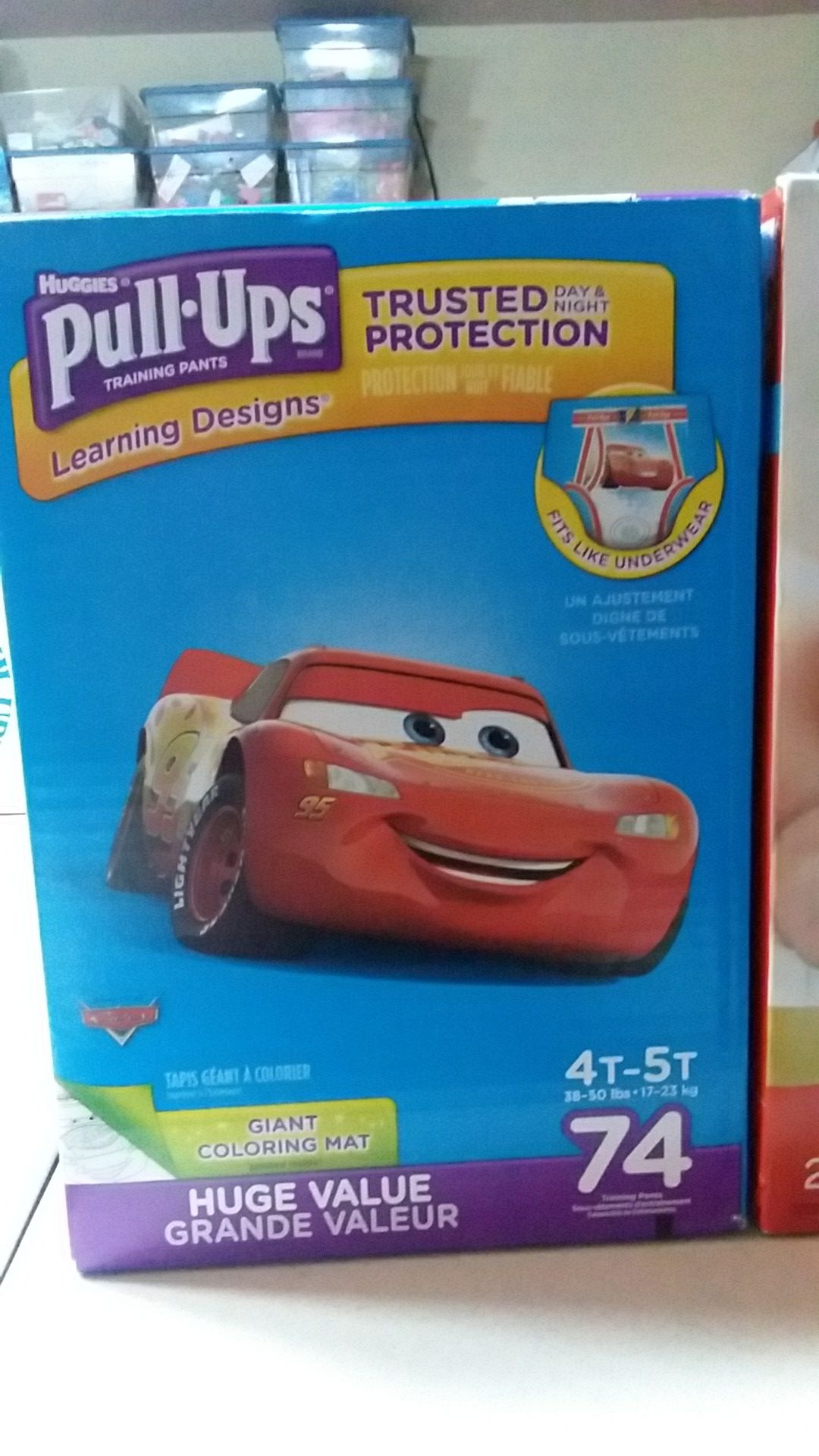 Huggies pull ups size 4T- 5T