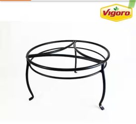 NEW 8” Black Metal Indoor Plant Stand