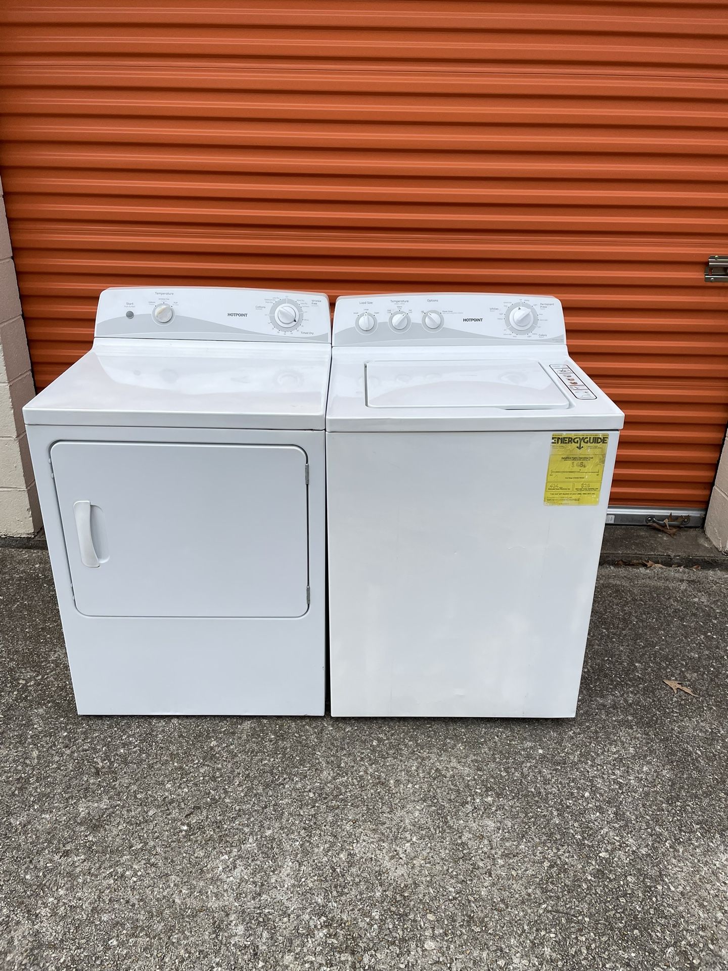 Hotpoint Washer & Dryer Set***Large Capacity*** for Sale in Atlanta, GA