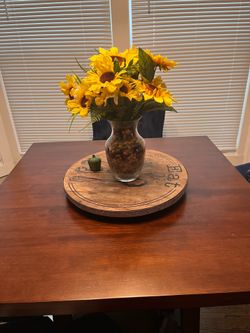 Wooden table I used for dinner table