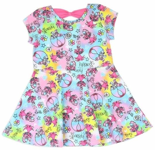 TROLLS Girls Knit Dress