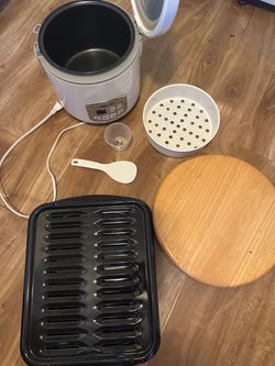 Broiler grill pan and rice maker and more SELLING It AS A BUNDLE  price for everything