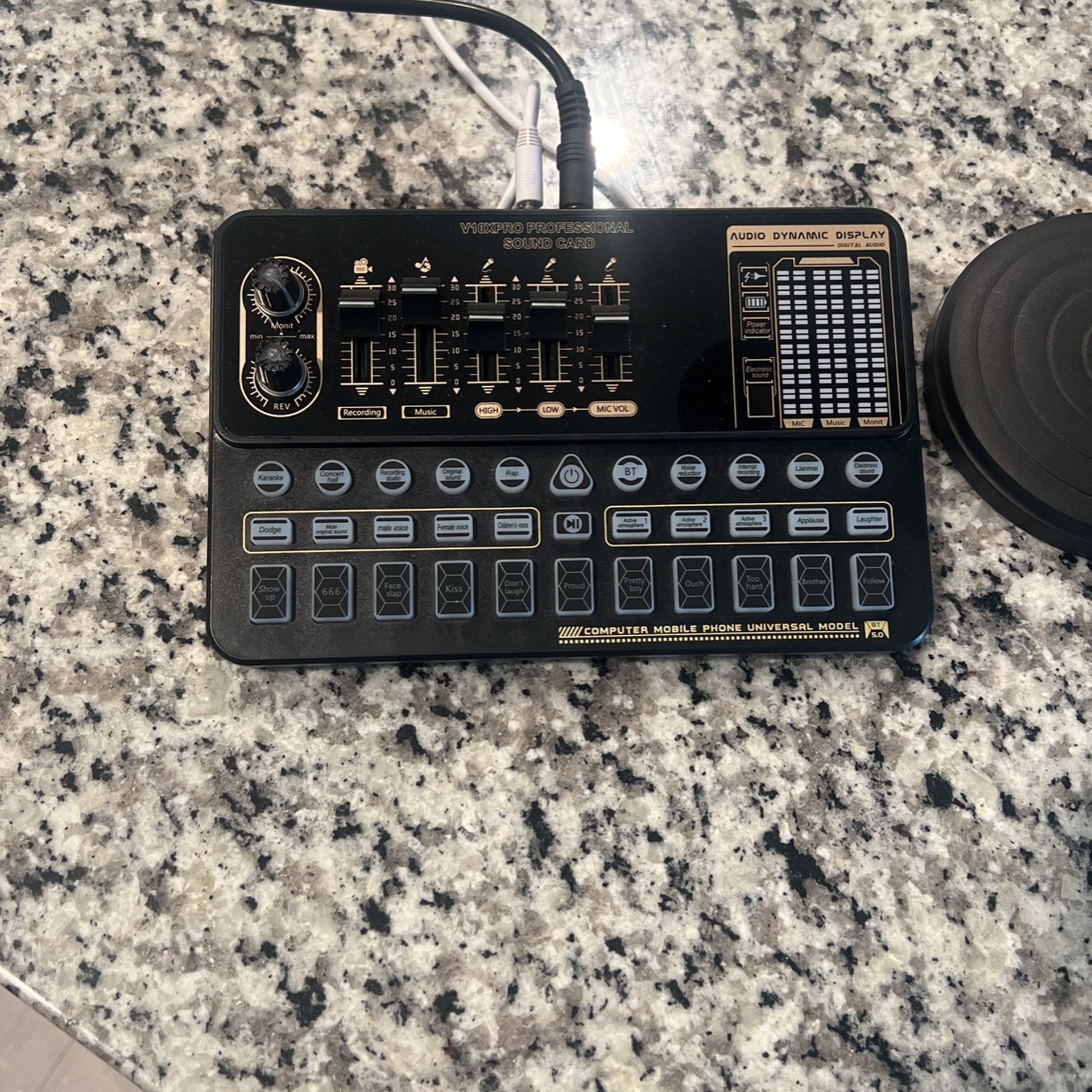 Professional Sound Card With Mic