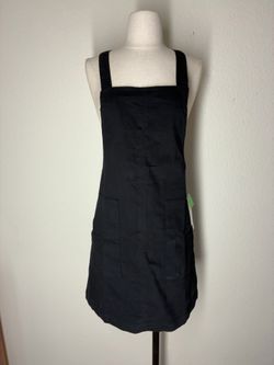 New Women’s Black Pinafore Dress, size Small