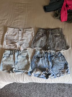 Lot of American Eagle denim shorts Size 00, 0