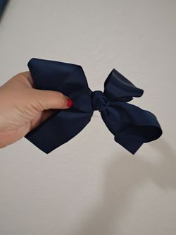 Navy bow tie