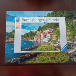 Ravensburger Italy Italian Scene, Lake Como Scenic 500 Piece Jigsaw Puzzle
