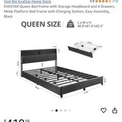 Queen Bed Frame 