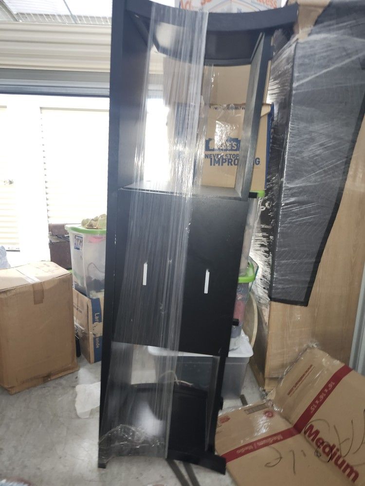 Espresso Long TV console And End Table