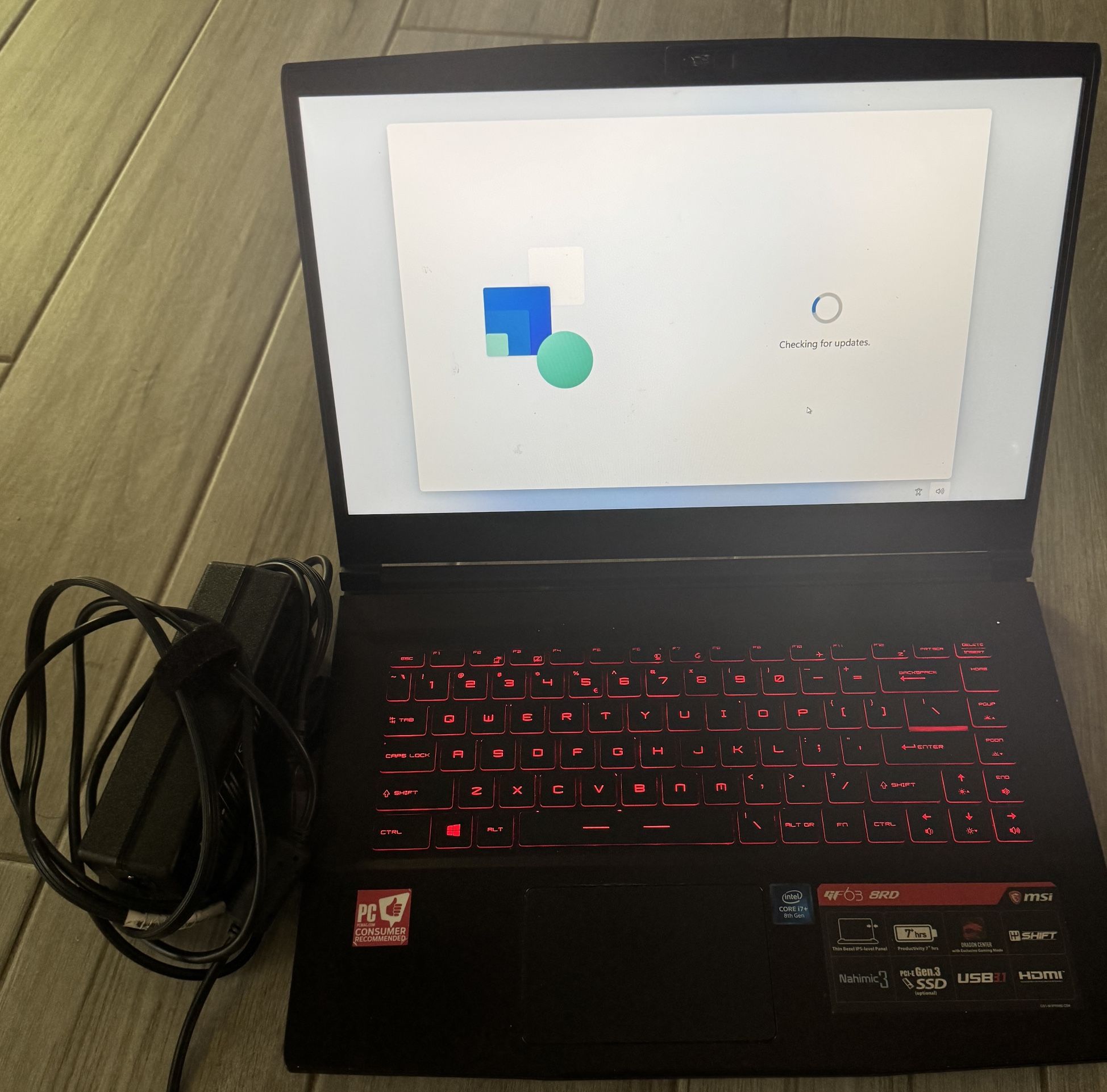MSI GF63 8RD 15.6 inch (512GB, Intel Core i7 8th Gen., 2.20GHz, 16GB) Gaming Laptop