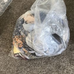 Giant bags of clothes