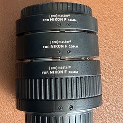 ProMaster Macro Extension Tube Set for Nikon F Mount