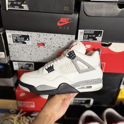 2025 Jordan White Cement 4s size 10 VNDS