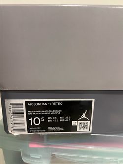 Jordan Cool Grey 11 sz10.5