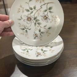 HARMONY HOUSE FINE CHINA CRETONNE MADE IN JAPAN set of 6 DINNER PLATES