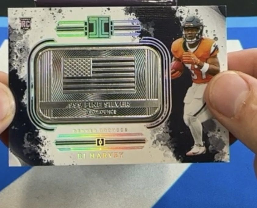 RJ Harvey Impeccable. Rookie Silver Bar
