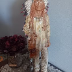 Native American statue