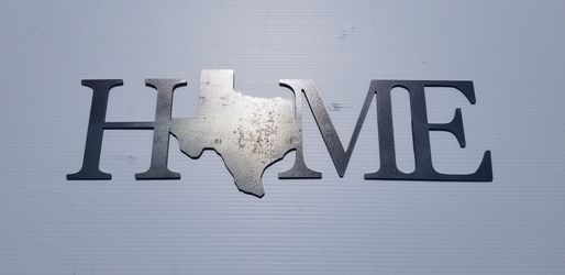 TEXAS Home CNC Plasma Cut Steel Decorative Sign