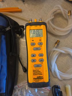 Fieldpiece SDMN6 Dual Port Manometer and Pressure Switch Tester