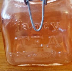 Crownford Giftware 1979 Granny's Pink Glass Canister Set for Sale