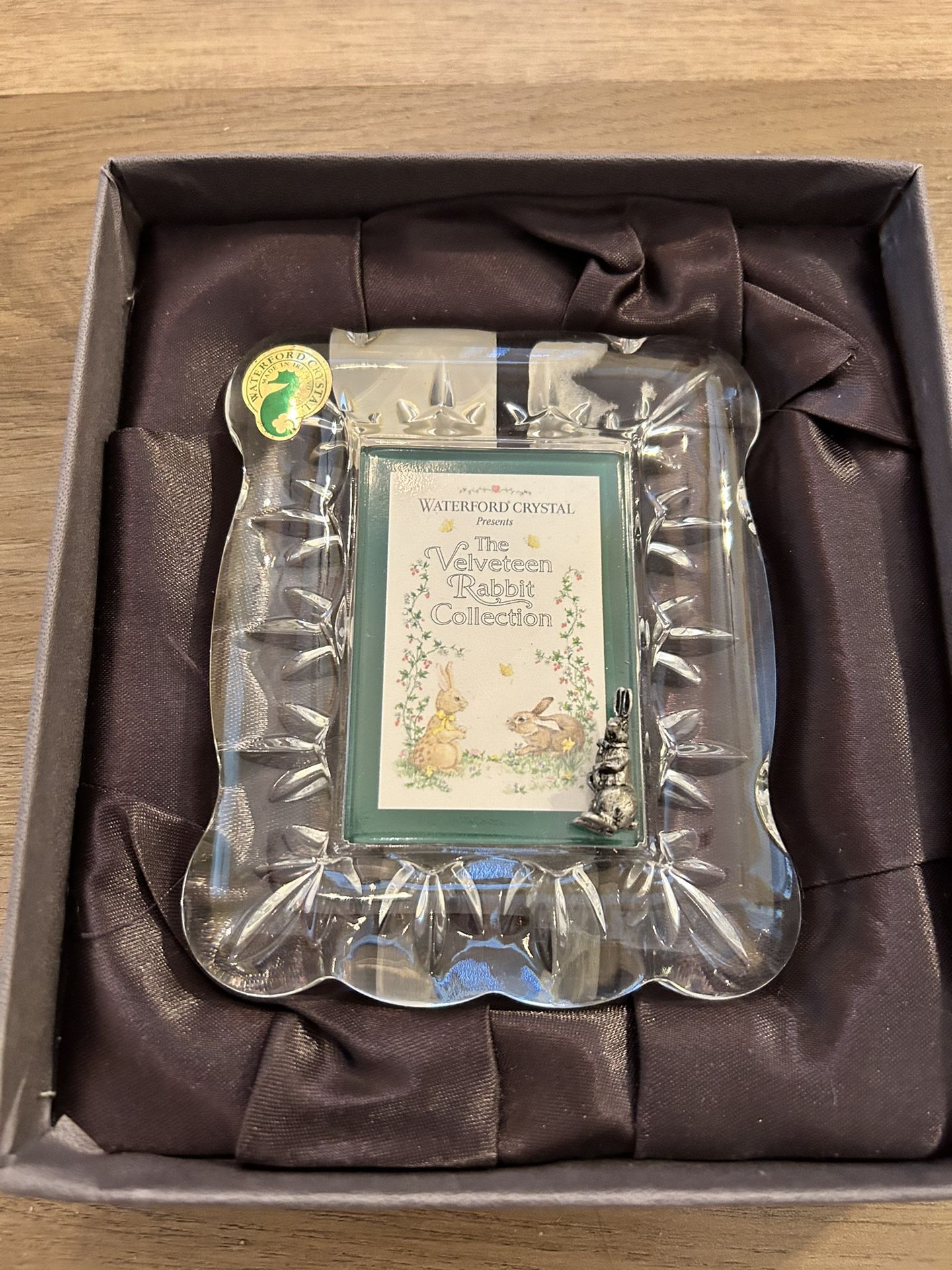 Waterford Crystal Photo Frame Velveteen Rabbit Collection