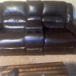 Recliner Couch And Loveseat (loveseat is also a rocker )