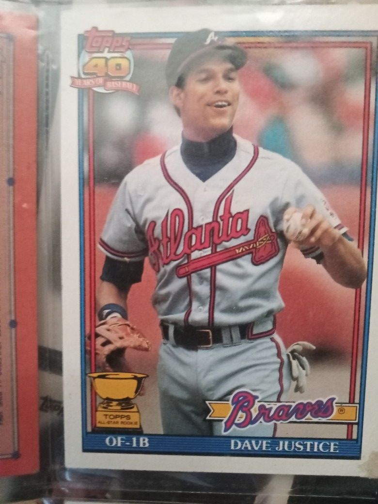 Baseball Rookie Cards Feat Dave Justice Frank Thomas And More