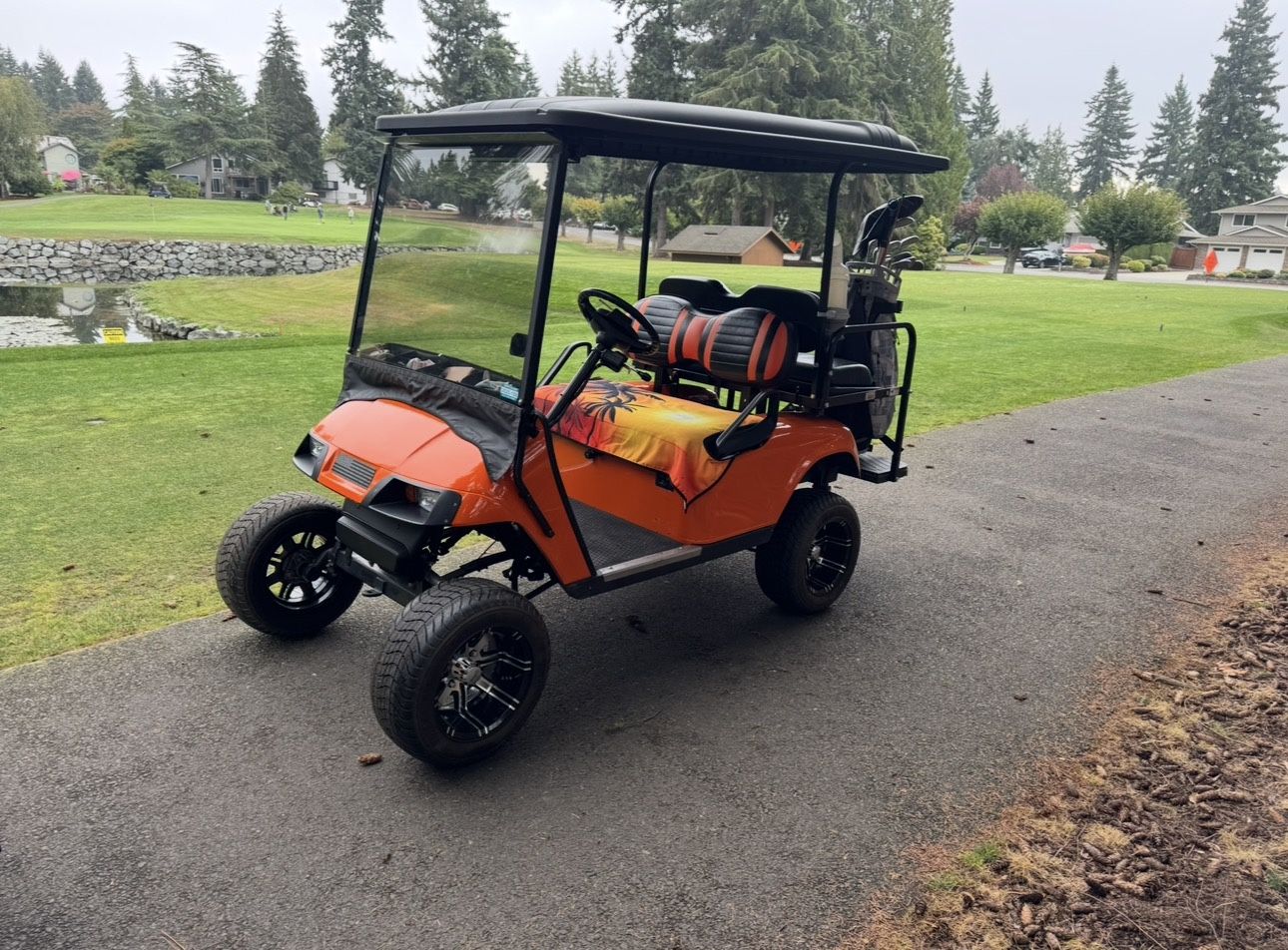 EZGO 2005 4 Seat Gas Golf Cart