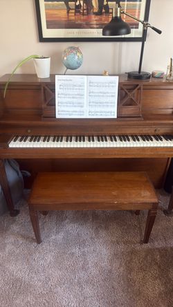 Upright piano by Kohler & Campbell