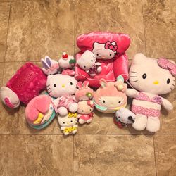 Hello kitty plush lot