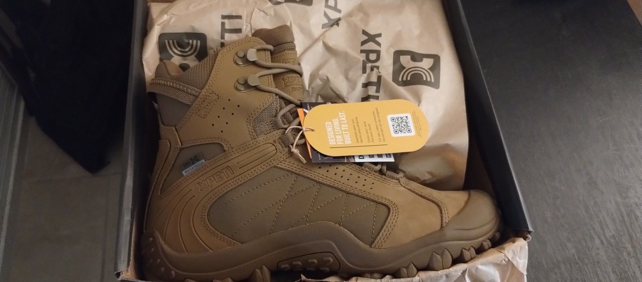 XPETI Men's Raptor Tactical Boots- US 11.5