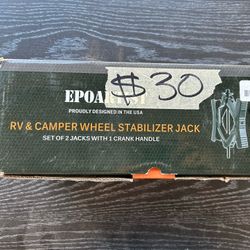 Rv And Camper Wheel Stabilizer Jack