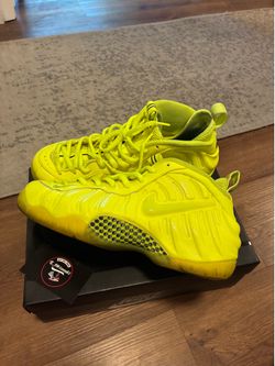Nike Foamposite volt 2014 Sz 10.5