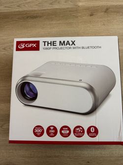 GPX The Max 1080P Projector w/ Bluetooth (New in Box)