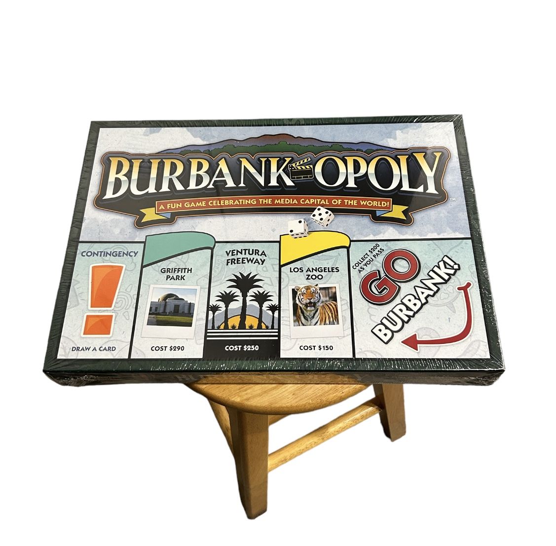 Burbank- opoly Board Game (New)