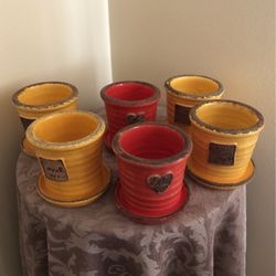 Ceramic Pots $5 Each 