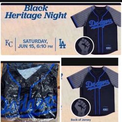 (M) Los Angeles Dodgers Black Heritage Night Jersey 2024 SGA 6/15 Size Medium